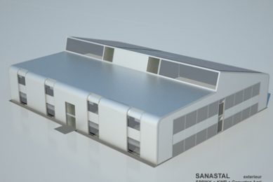 Sanastal – Housing with new technology for fattening pigs