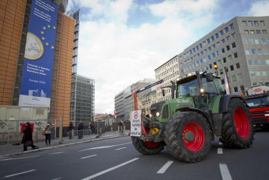 Pig, dairy farmers rally as EU ag ministers meet