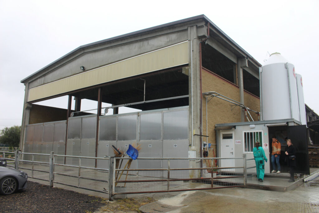One of the cattle houses that was converted into a finisher pig barn.