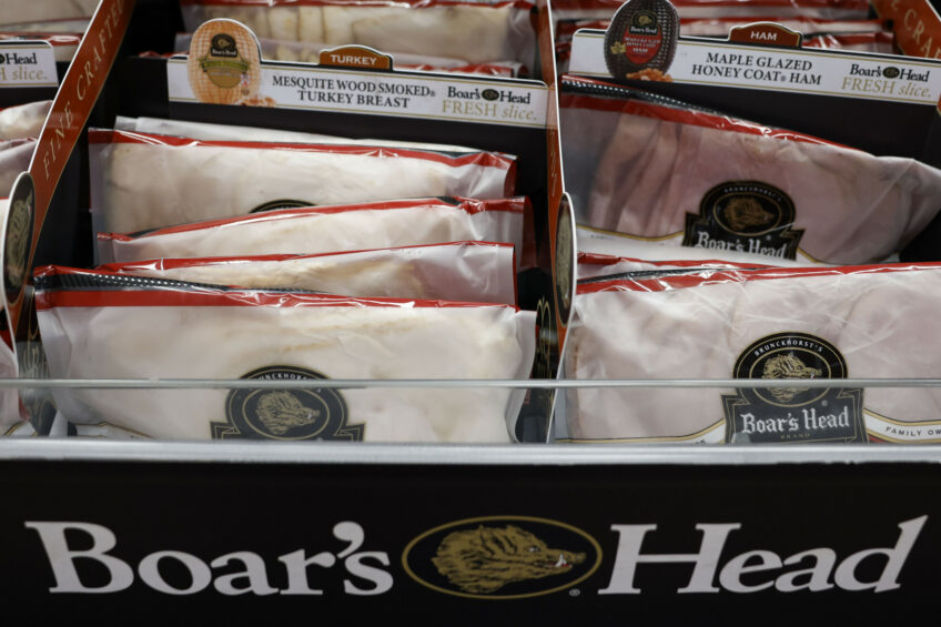 Boar's Head deli meat is for sale at a Ralphs grocery store in Long Beach, California, USA. Photo: EPA