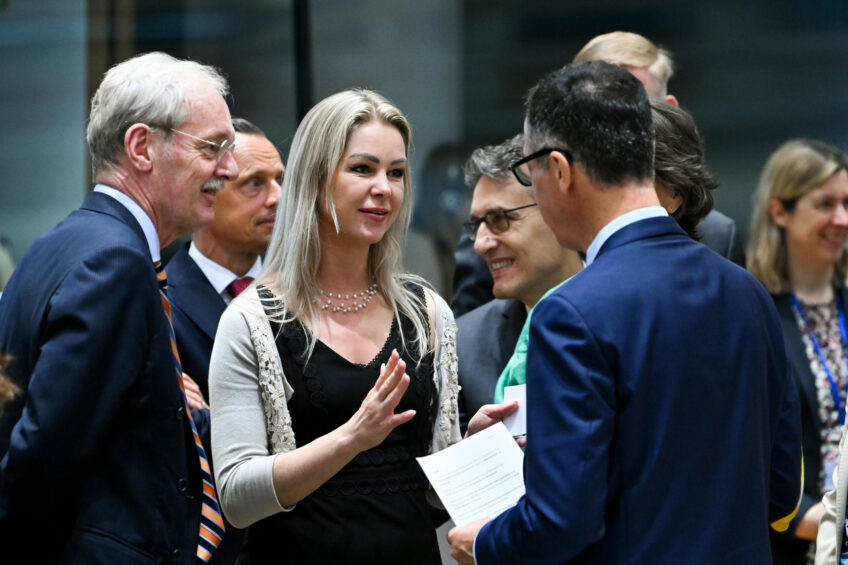 Femke Wiersma (second, left), the new minister of agriculture, claims not to have a choice in introducing the policies. Photo: Boerderij